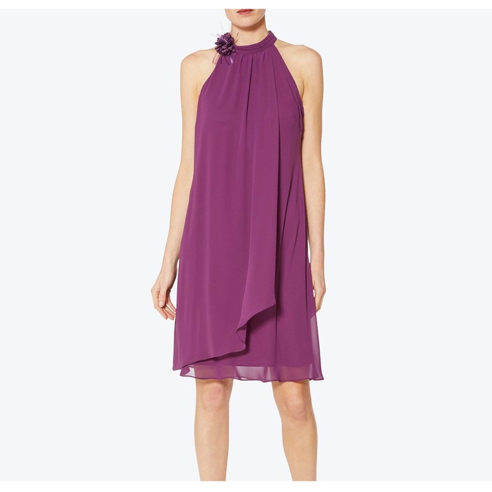 Gina Bacconi Sleeveless Chiffon Party Dress